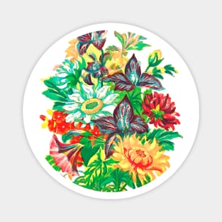 assorted flowers Magnet